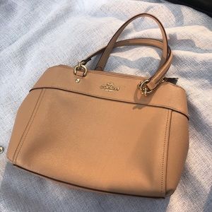 COACH nude purse